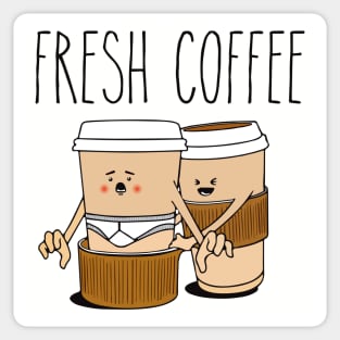 Fresh Coffee Sticker